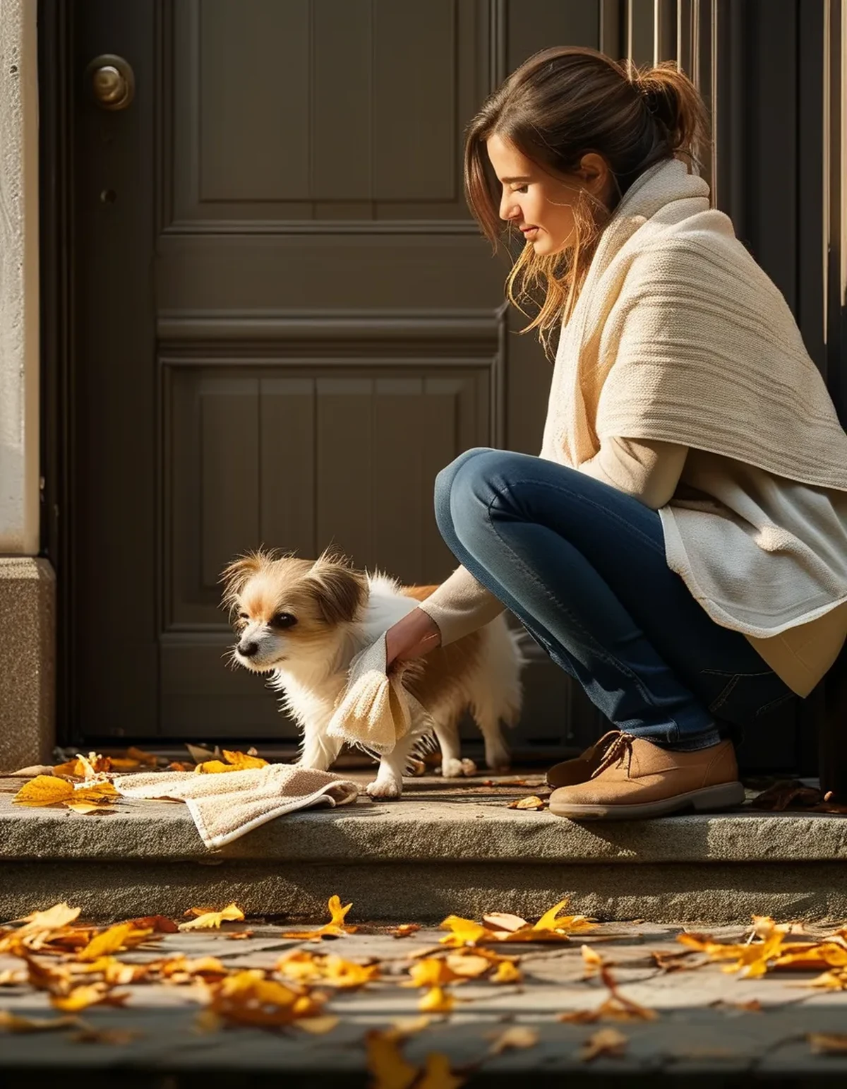 Dog Paw Care When the Sidewalks Get Cold and Wet